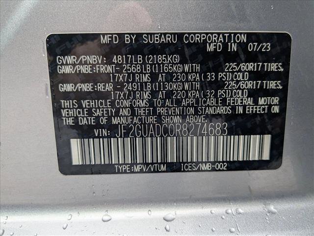 Used 2024 Subaru Crosstrek 2.0i Premium w/ Crosstrek Mirror Package image 30