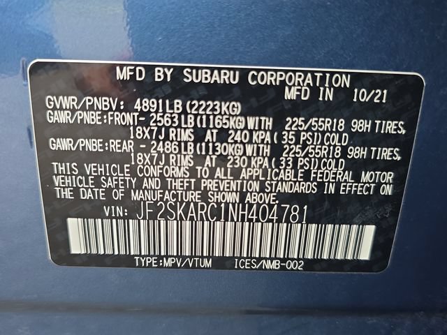 Certified 2022 Subaru Forester Touring AWD/4WD image 25