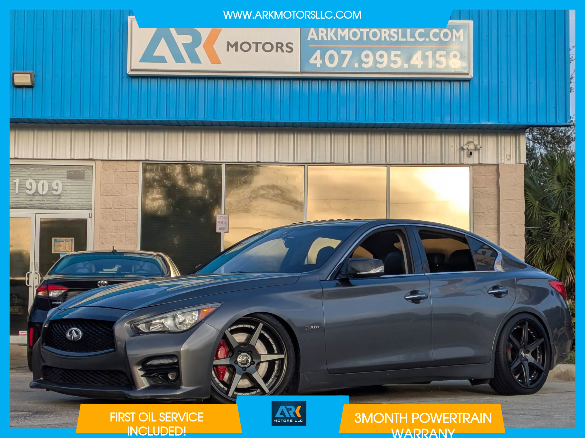 Used 2017 INFINITI Q50 Red Sport 400