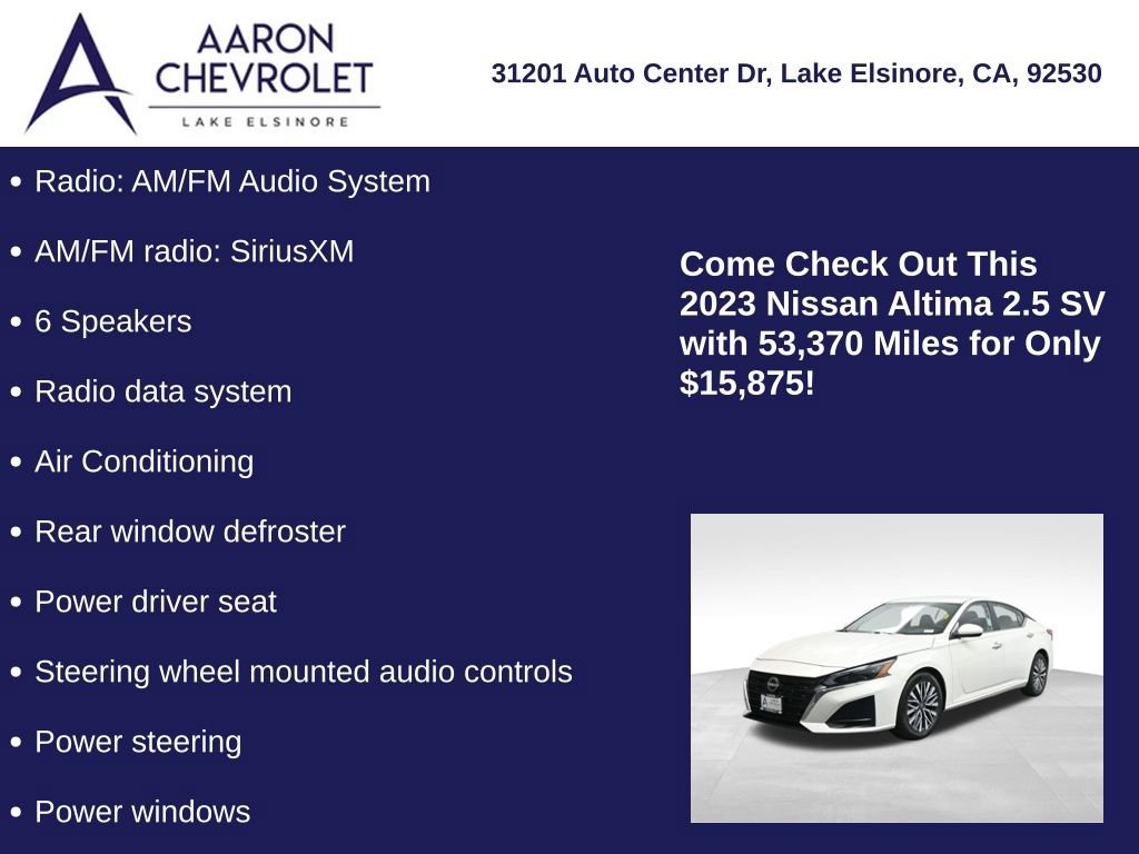 Used 2023 Nissan Altima 2.5 SV image 5