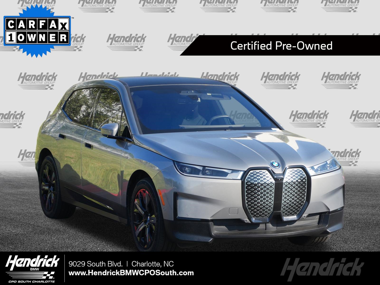 Certified 2024 BMW iX xDrive50 w/ Premium Package AWD/4WD image 1