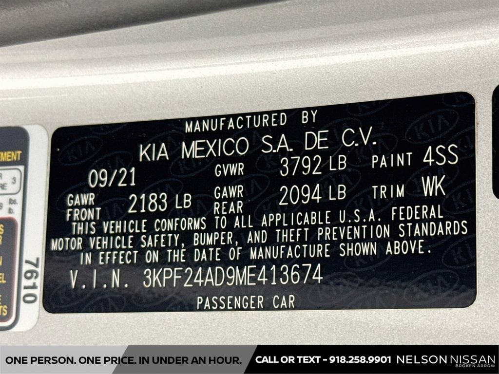 Used 2021 Kia Forte LXS FWD image 29