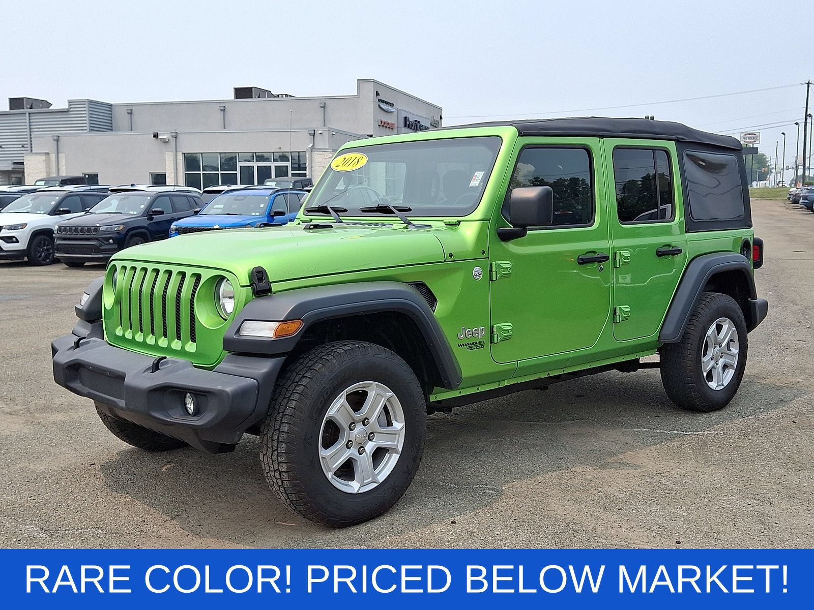 Used 2018 Jeep Wrangler Unlimited Sport S AWD/4WD image 3