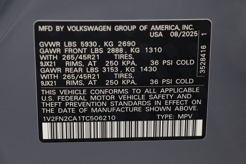 New 2026 Volkswagen Atlas SEL Premium R-Line image 25