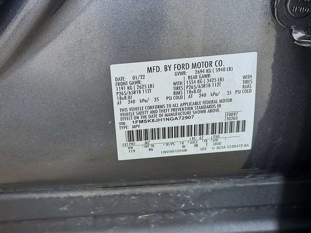 Used 2022 Ford Explorer Timberline AWD/4WD image 44
