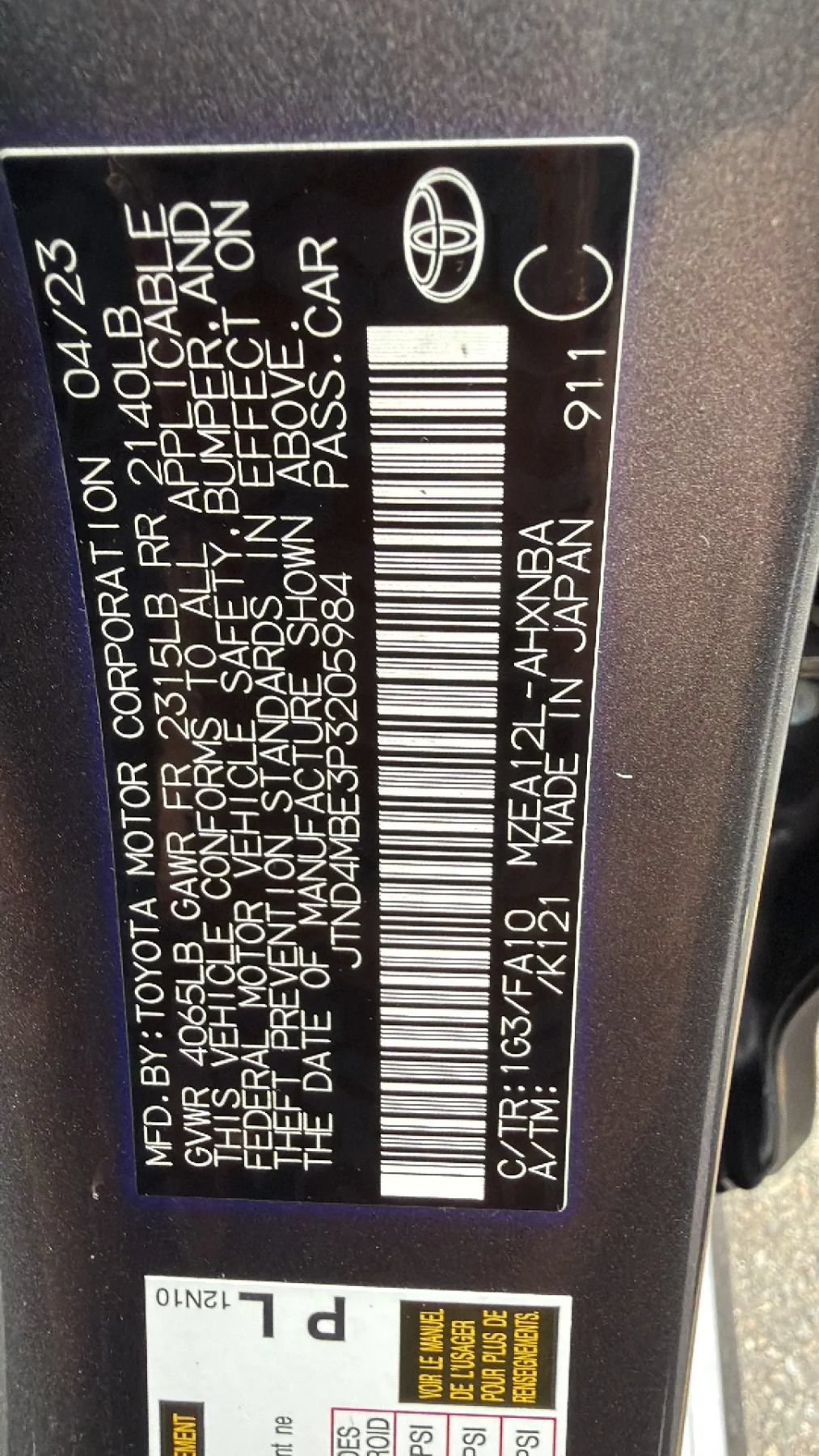Used 2023 Toyota Corolla SE FWD image 31