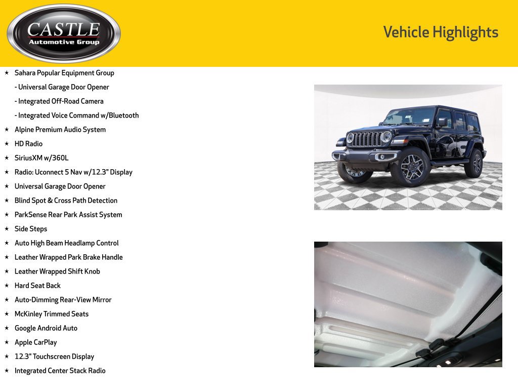 New 2026 Jeep Wrangler Unlimited Sahara AWD/4WD image 6