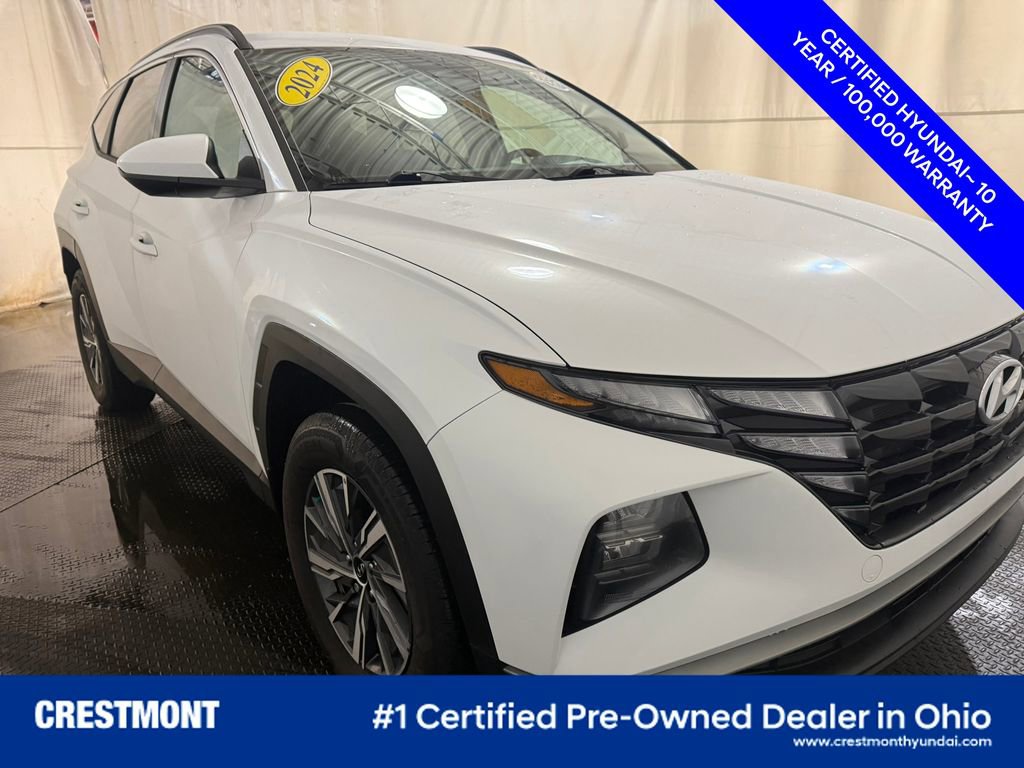 Certified 2024 Hyundai Tucson Blue image 1