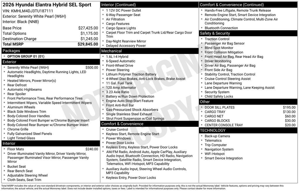 Certified 2026 Hyundai Elantra SEL FWD image 31