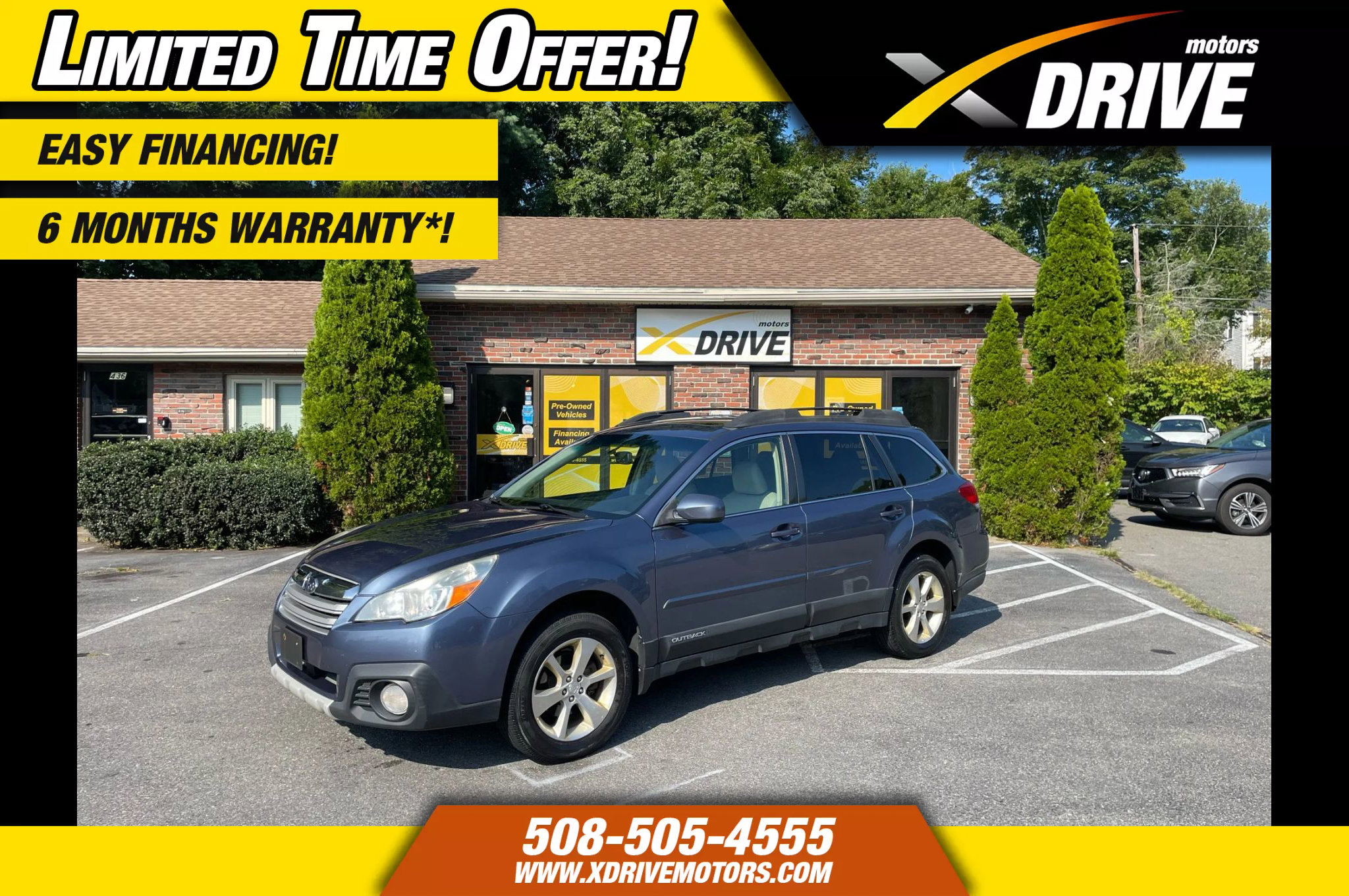 Used 2013 Subaru Outback 2.5i Limited w/ Moonroof Pkg