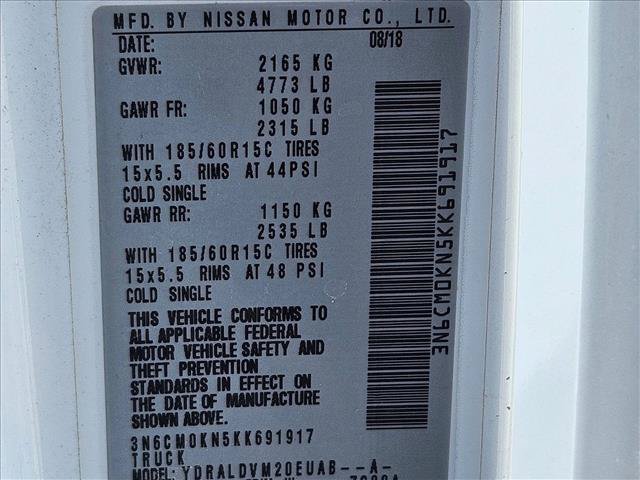 Used 2019 Nissan NV200 S w/ Cruise Control Package FWD image 20