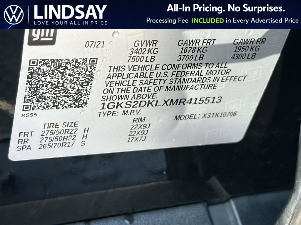 Used 2021 GMC Yukon Denali w/ Advanced Technology Package image 28