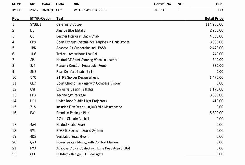 New 2026 Porsche Cayenne S image 48