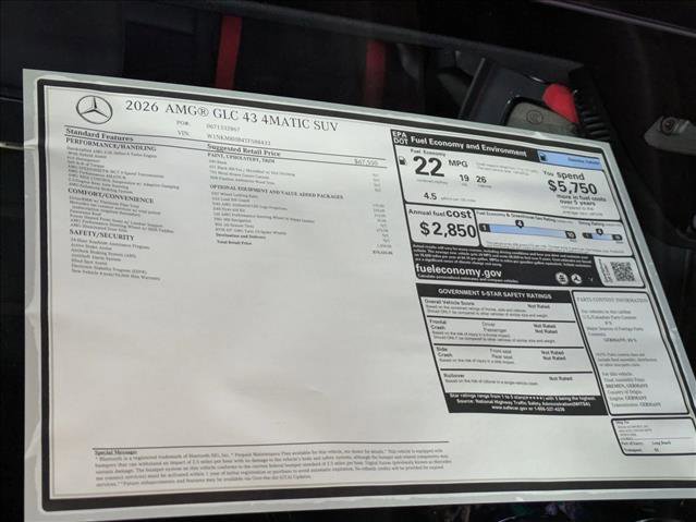 New 2026 Mercedes-Benz GLC 43 AMG 4MATIC image 19