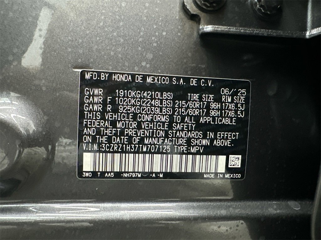 New 2026 Honda HR-V LX image 33