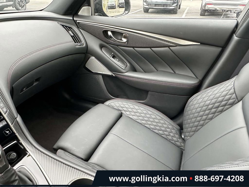 Used 2023 INFINITI Q50 Red Sport 400 w/ Black Opal Edition AWD/4WD image 32