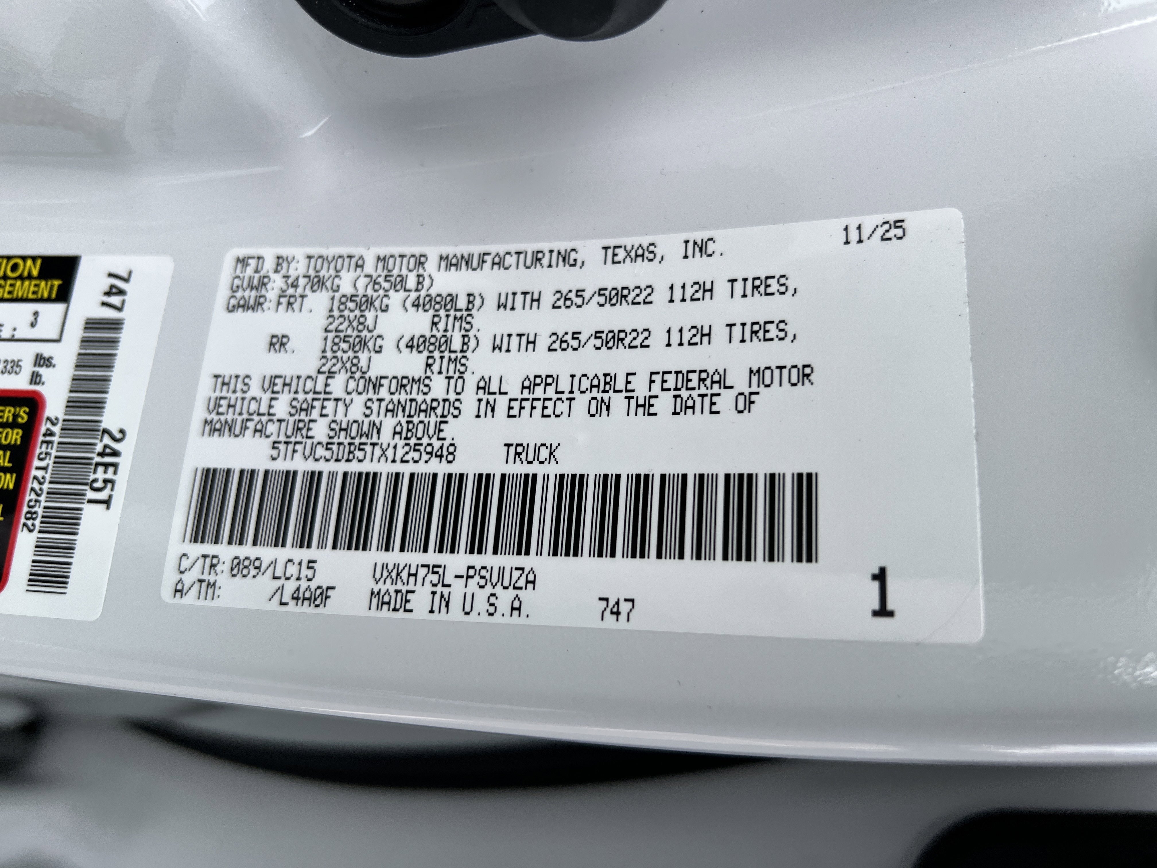 New 2026 Toyota Tundra Capstone image 8