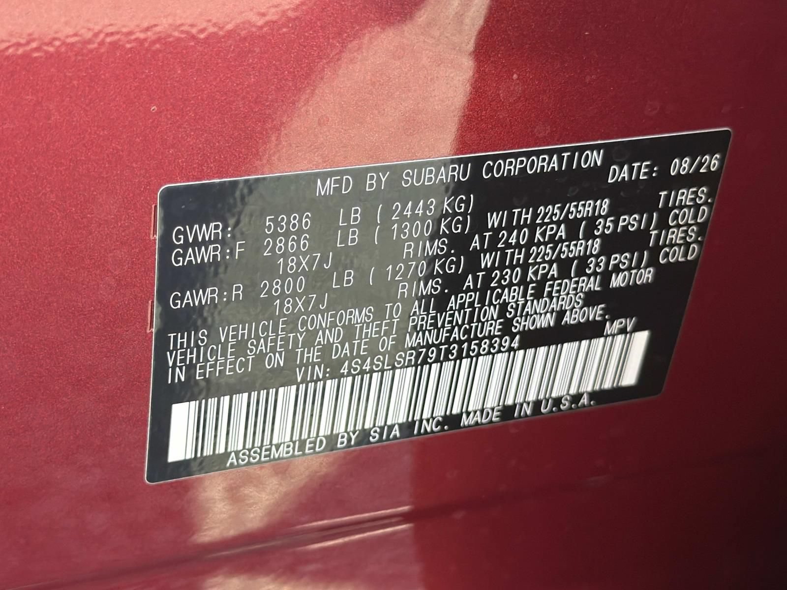 New 2026 Subaru Forester Touring AWD/4WD image 26
