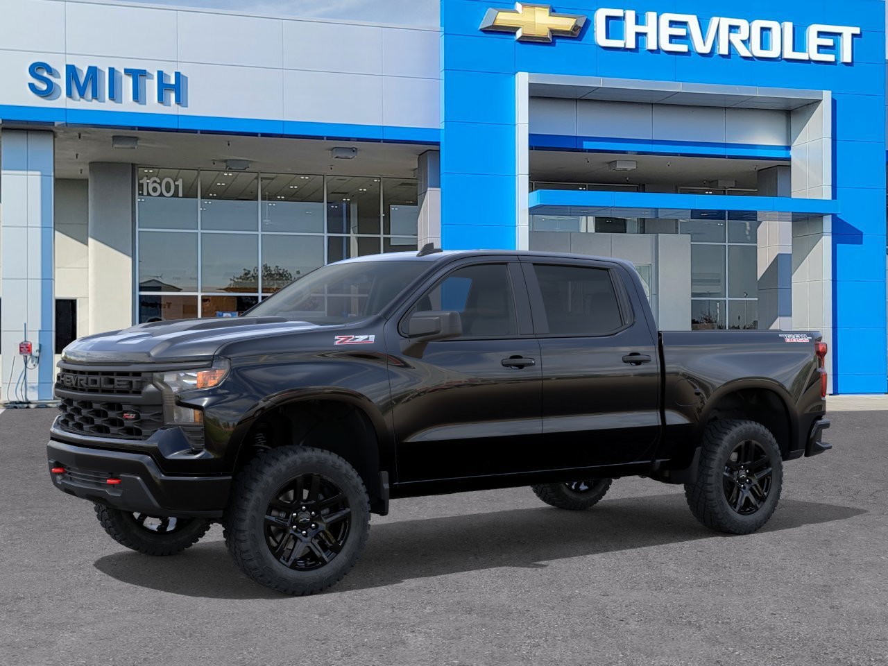 New 2026 Chevrolet Silverado 1500 Custom Trail Boss w/ LPO, Dark Essentials Package AWD/4WD image 2