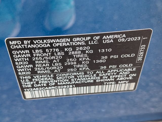 Used 2024 Volkswagen Atlas Cross Sport SEL R-Line AWD/4WD image 31