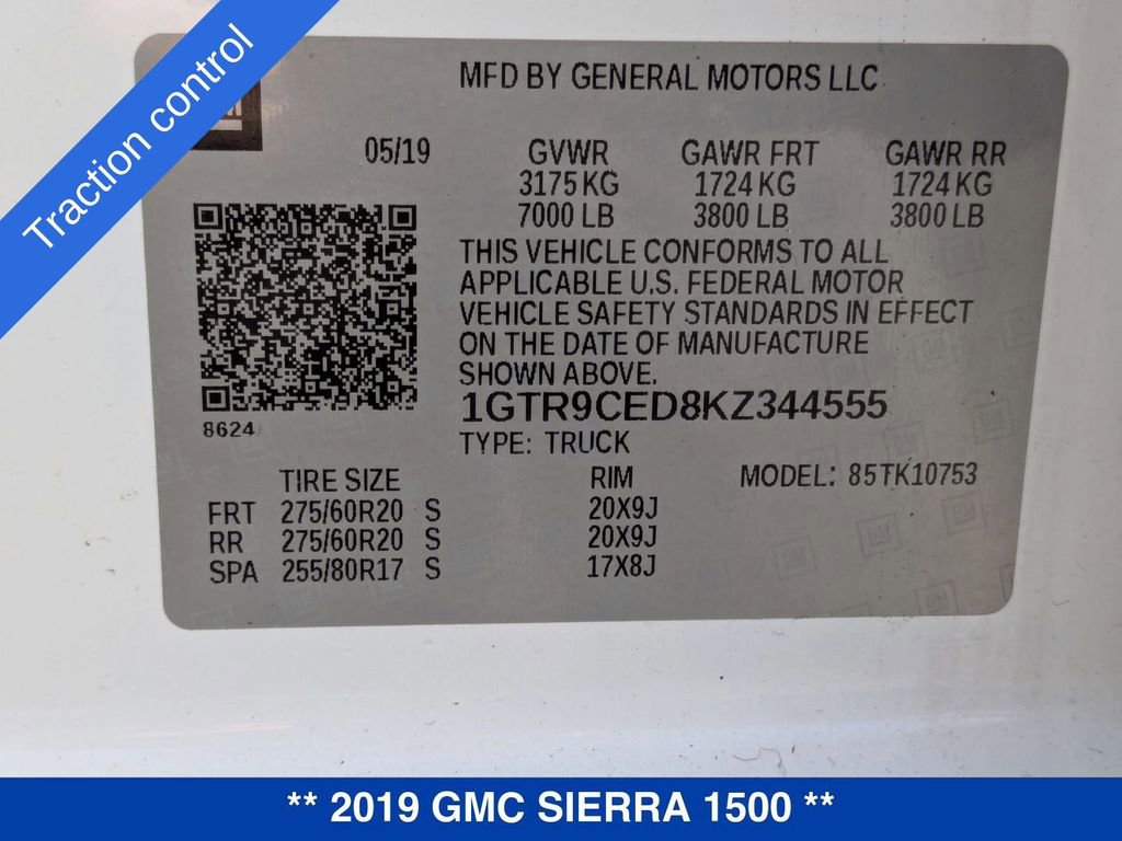 Used 2019 GMC Sierra 1500 Elevation w/ Elevation Value Package image 40