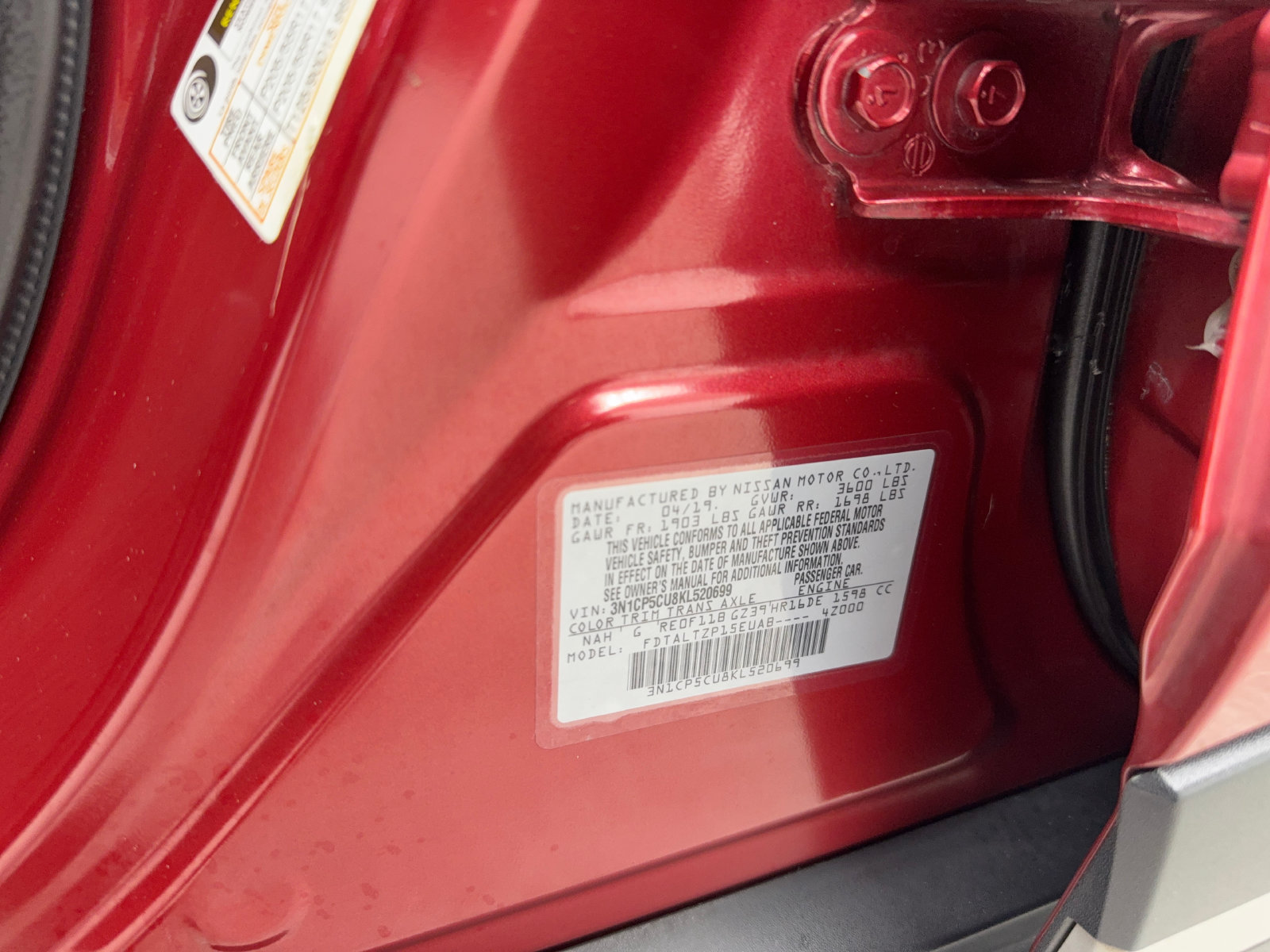 Used 2019 Nissan Kicks SR w/ Exterior Package FWD image 54