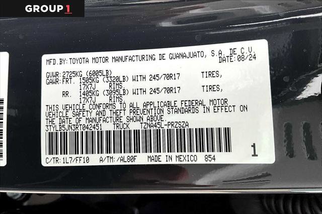 Certified 2024 Toyota Tacoma SR5 AWD/4WD image 17