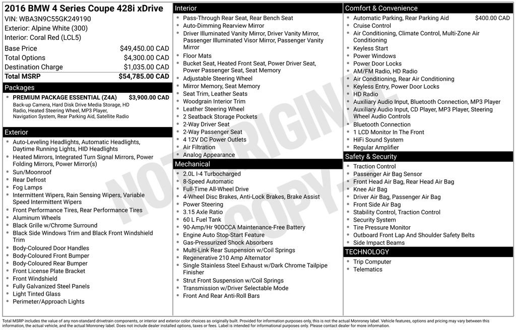 Used 2016 BMW 428i xDrive Coupe image 4