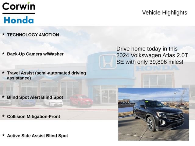 Used 2024 Volkswagen Atlas SE image 6