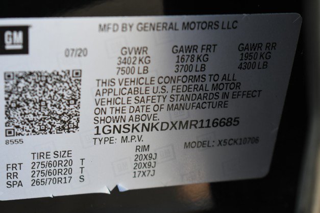 Used 2021 Chevrolet Tahoe LT w/ LT Signature Package image 35