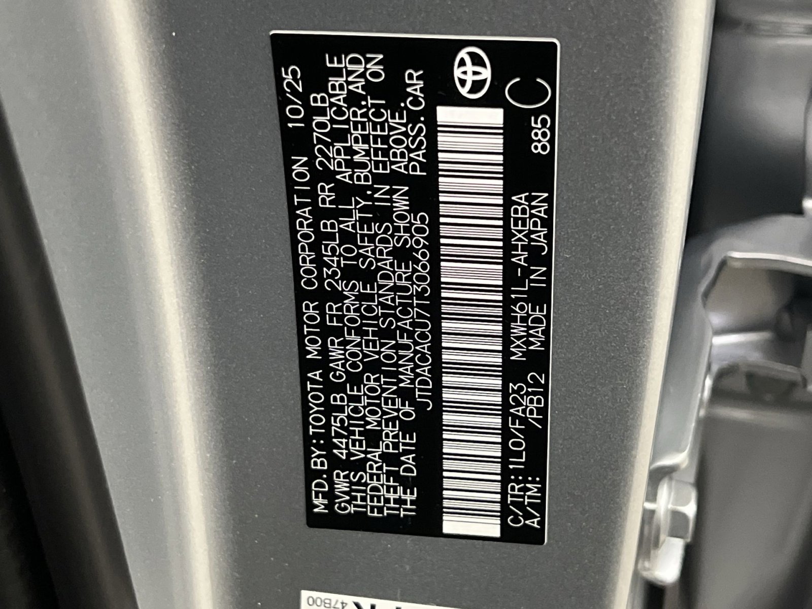 New 2026 Toyota Prius SE image 24