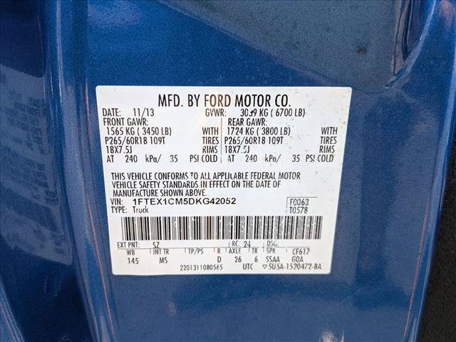 Used 2013 Ford F150 XLT w/ XLT Chrome Pkg RWD image 20