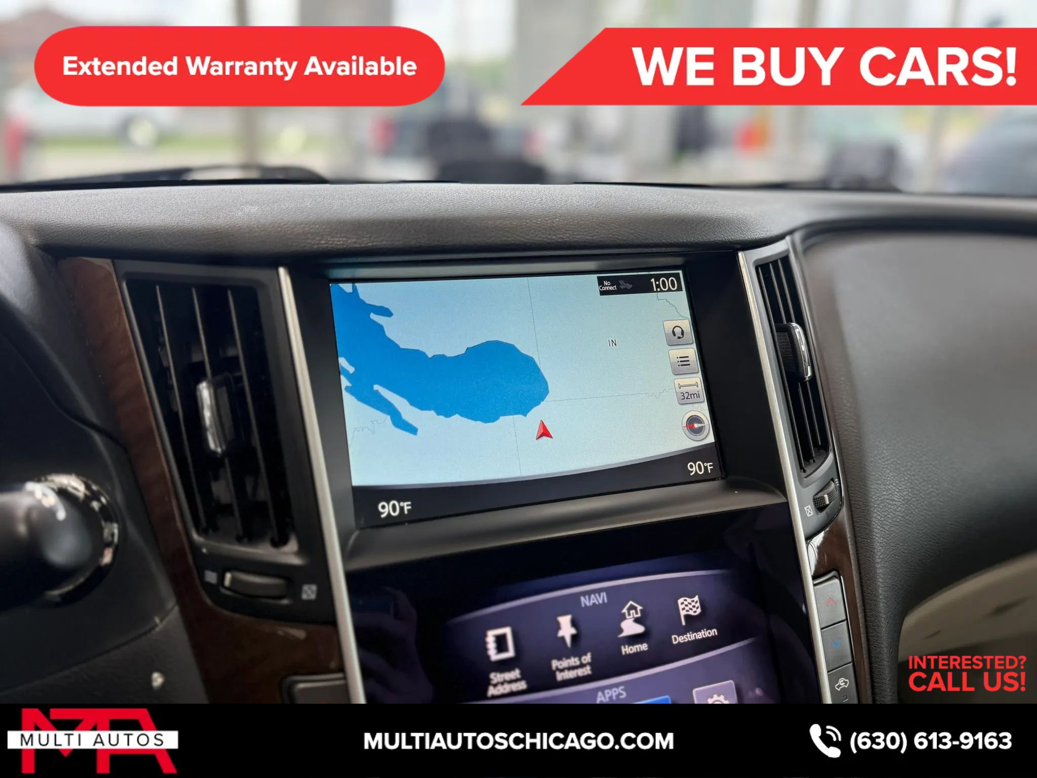 Used 2014 INFINITI Q50 Premium w/ Deluxe Touring Package AWD/4WD image 30
