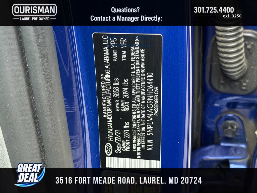 Certified 2022 Hyundai Elantra SEL FWD image 28