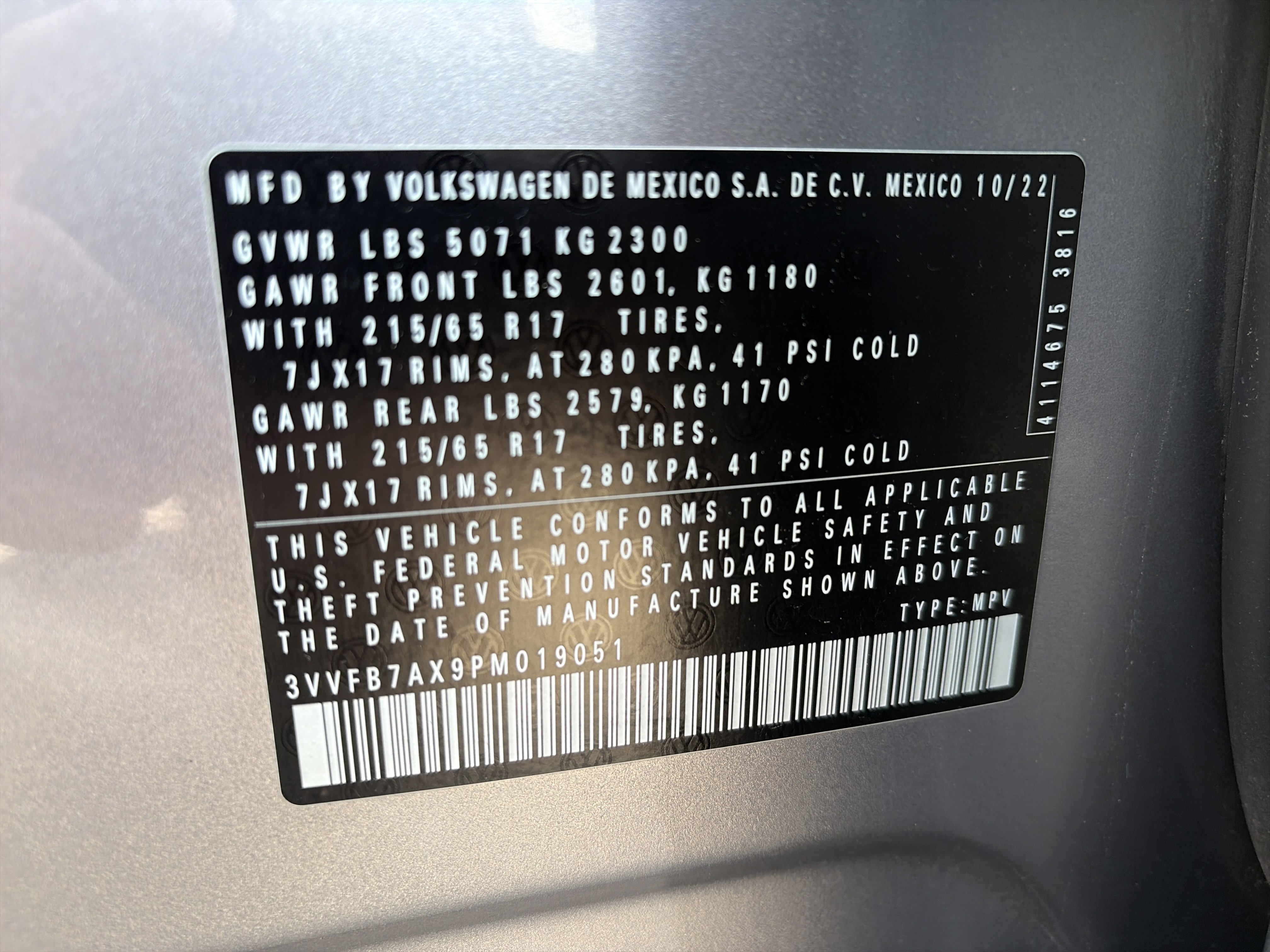 Certified 2023 Volkswagen Tiguan S AWD/4WD image 32