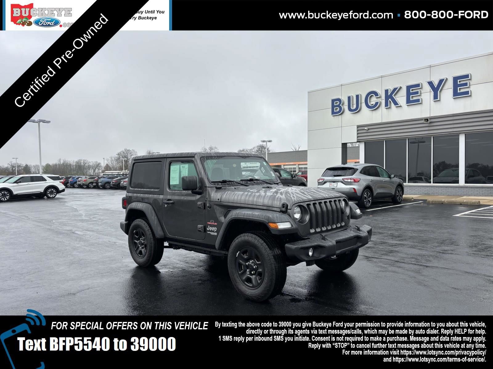 Used 2019 Jeep Wrangler Sport