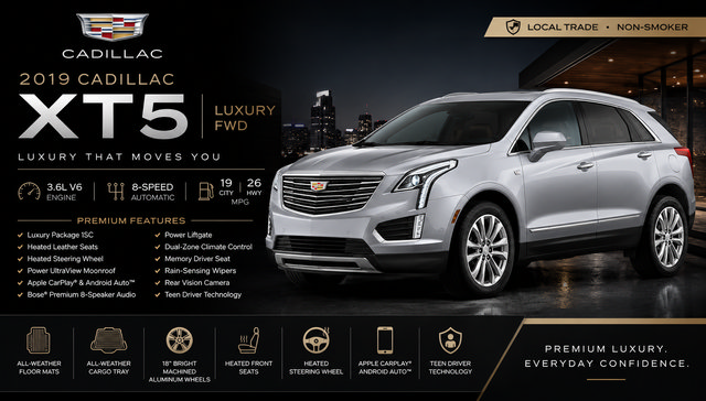 Used 2019 Cadillac XT5 Luxury FWD image 3