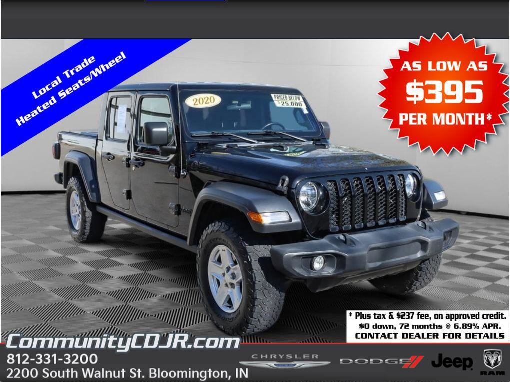 Used 2020 Jeep Gladiator Sport w/ Quick Order Package 24S