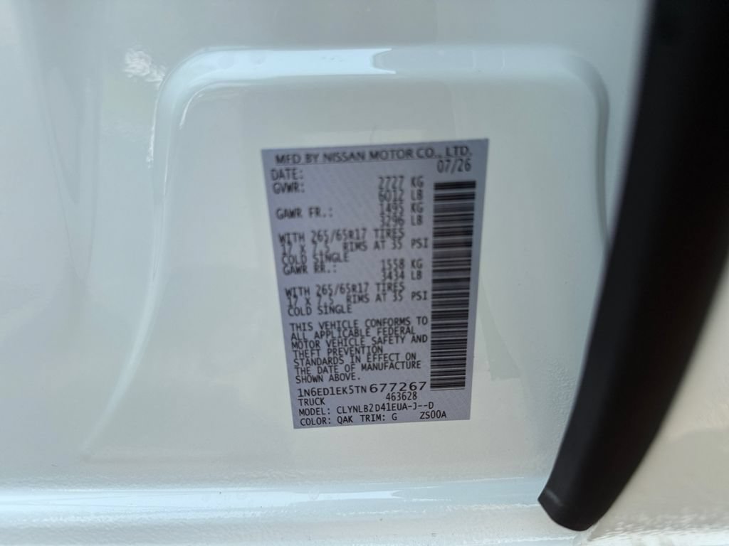 New 2026 Nissan Frontier SV w/ Tow Package AWD/4WD image 31