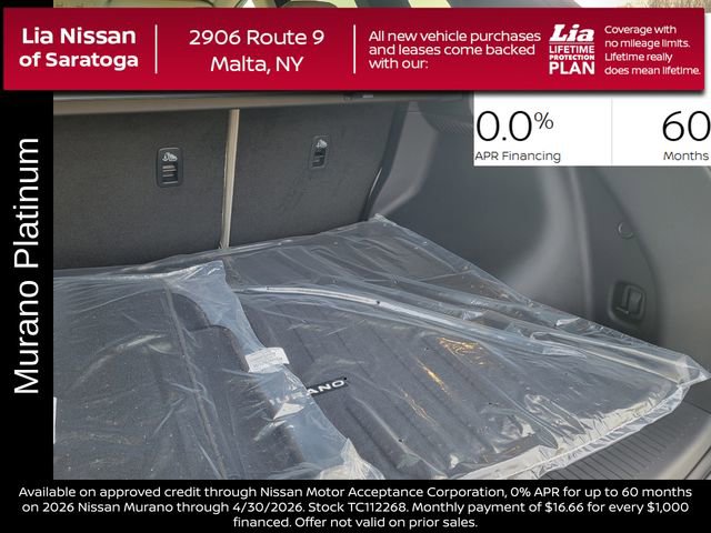 New 2026 Nissan Murano Platinum image 39