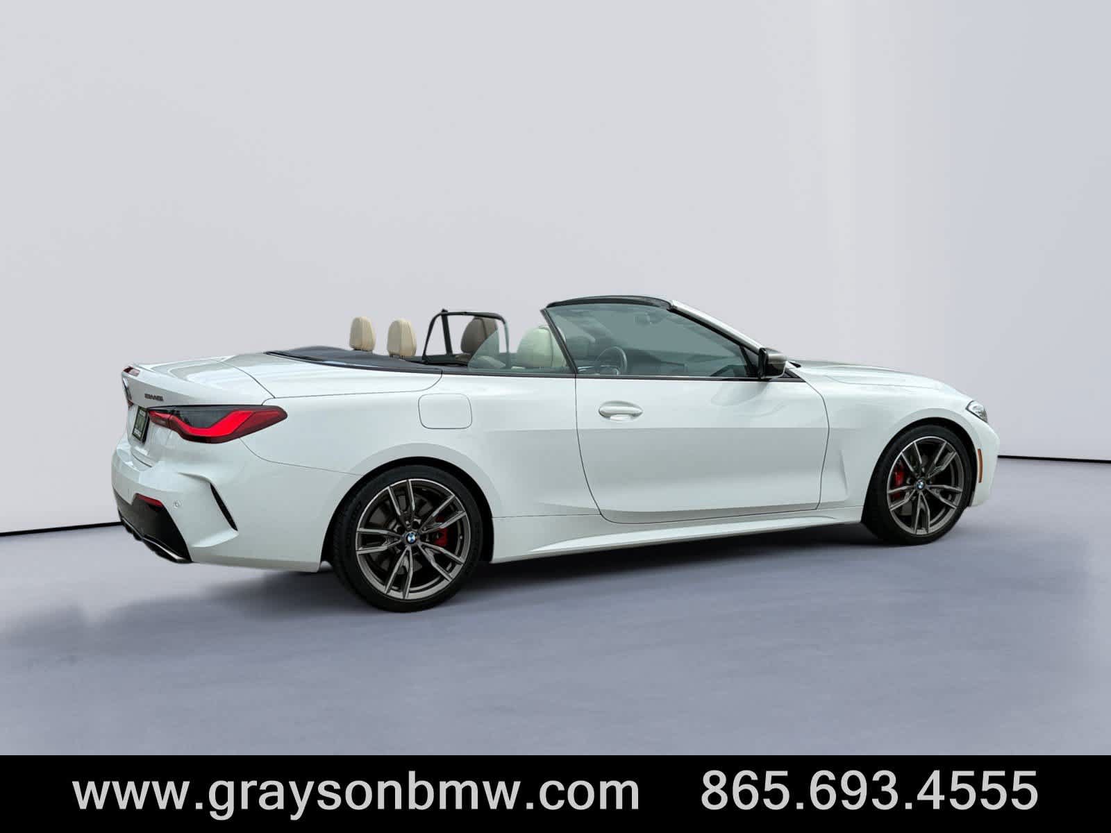 Used 2021 BMW M440i Convertible w/ Premium Package RWD image 3