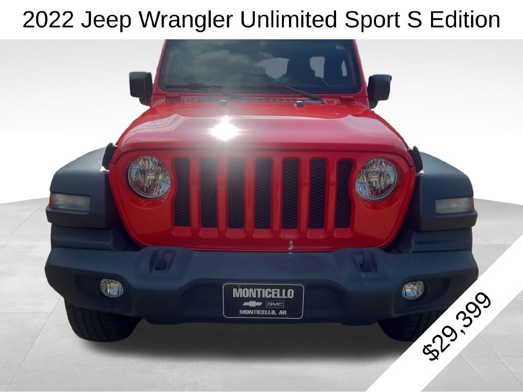 Used 2022 Jeep Wrangler Unlimited Sport AWD/4WD image 2