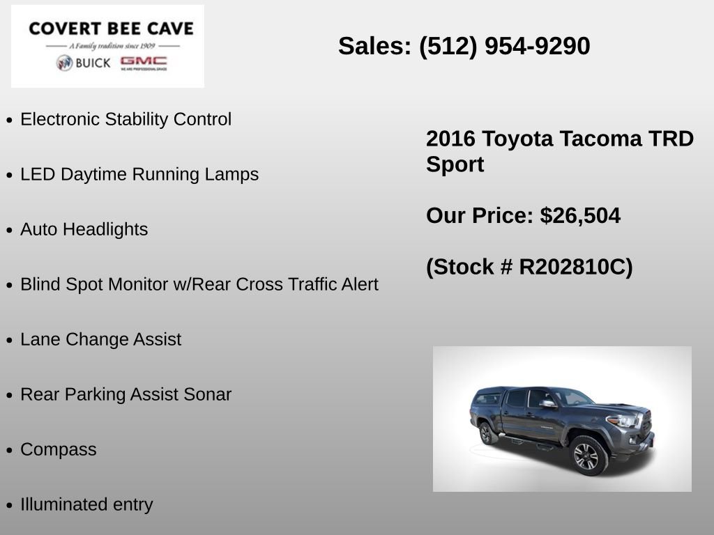 Used 2016 Toyota Tacoma TRD Sport image 30