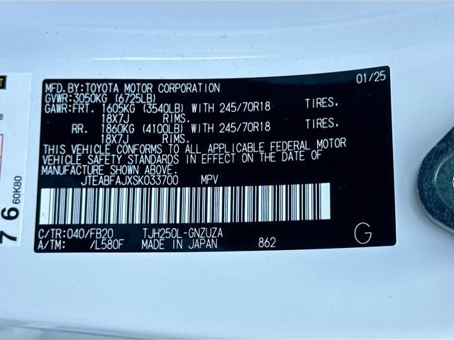 Used 2025 Toyota Land Cruiser 1958 AWD/4WD image 35