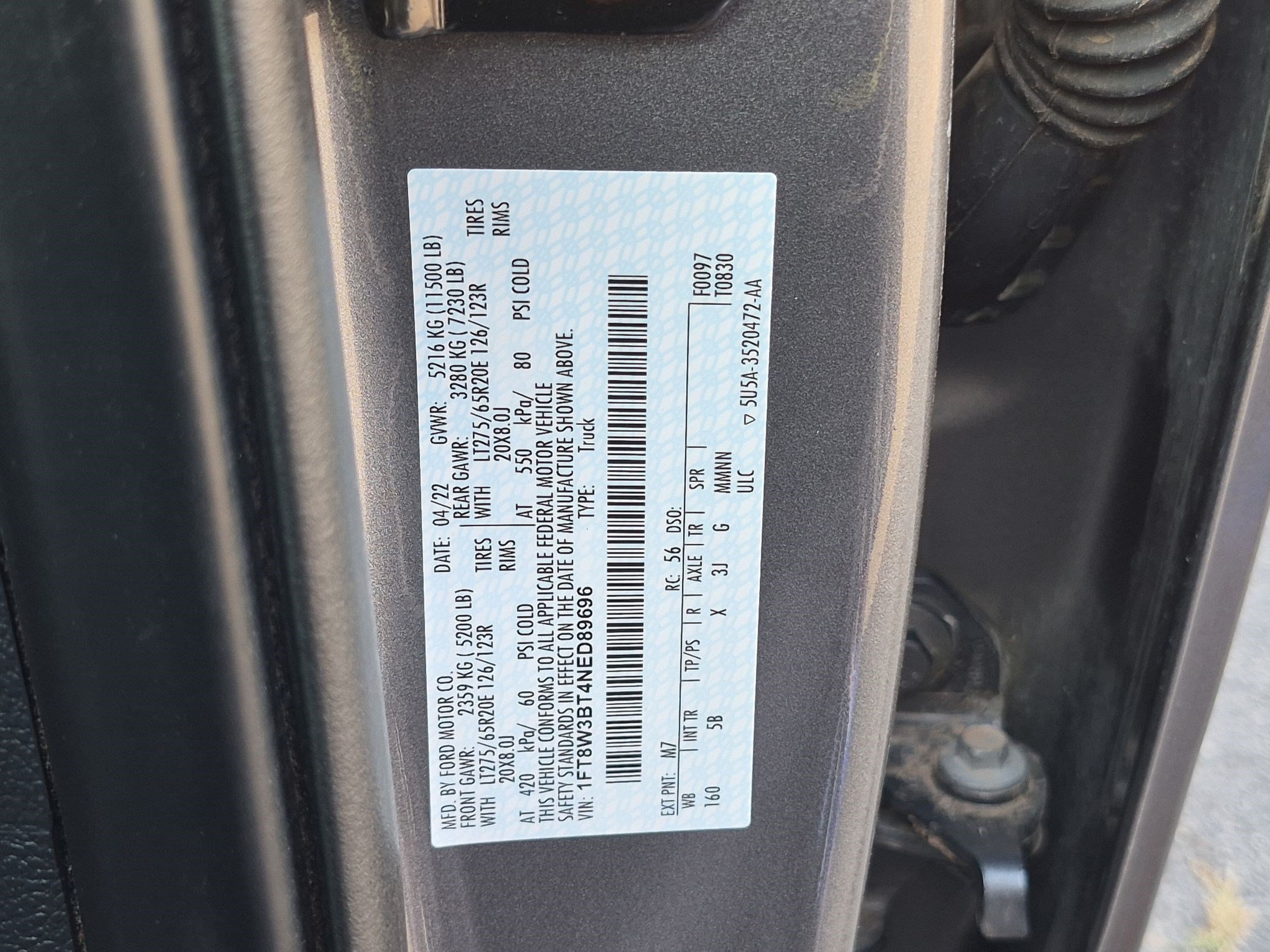 Used 2022 Ford F350 Lariat w/ Black Appearance Package AWD/4WD image 36