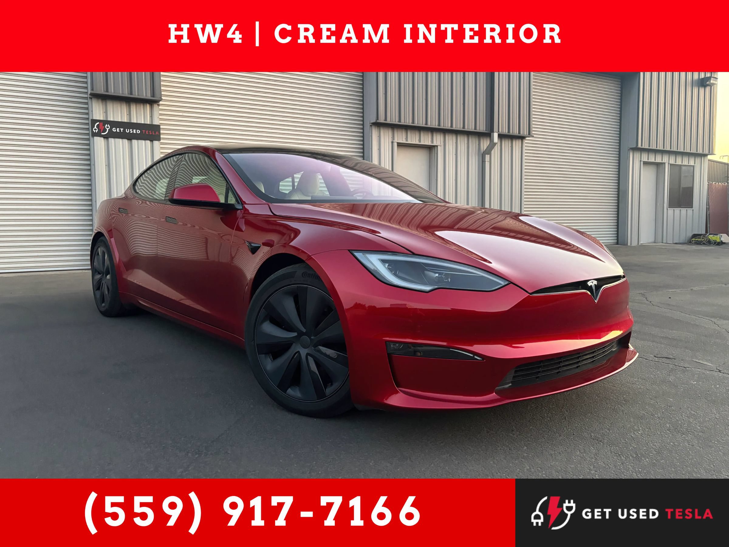 Used 2023 Tesla Model S Standard Range AWD/4WD image 1