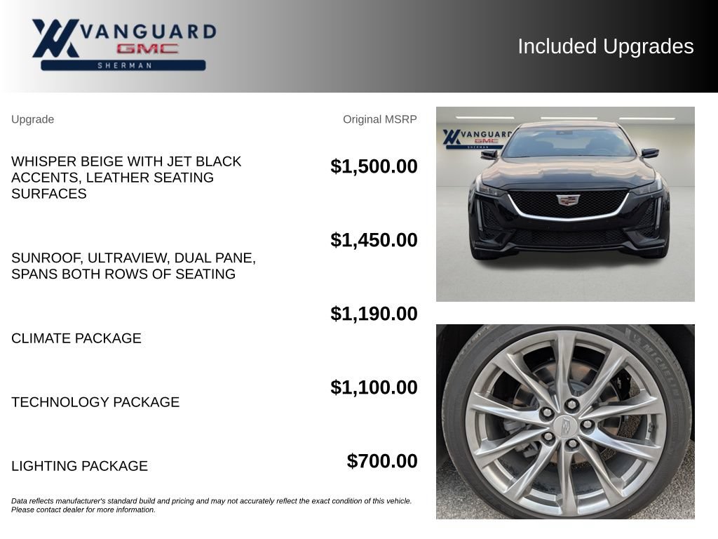 Used 2023 Cadillac CT5 Sport w/ Climate Package RWD image 9