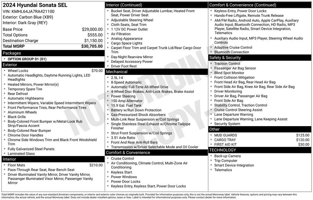 Used 2024 Hyundai Sonata SEL image 5