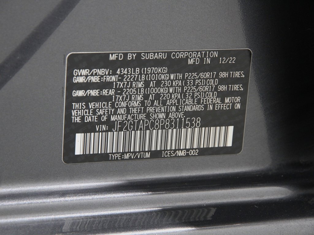 Used 2023 Subaru Crosstrek 2.0i Premium image 22