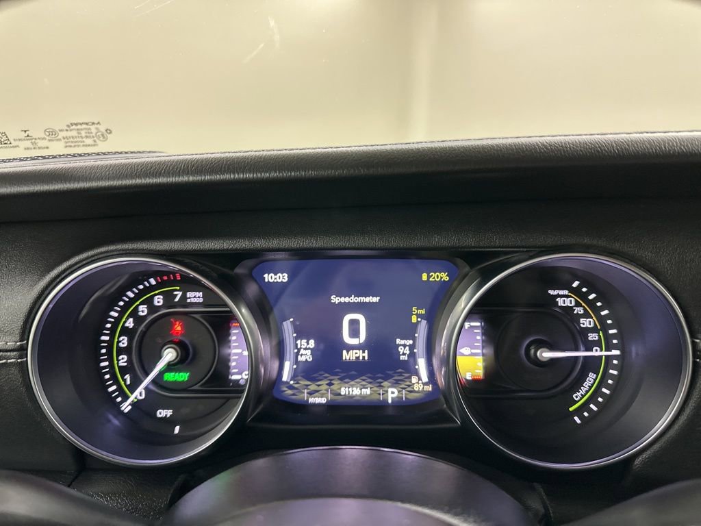 Used 2022 Jeep Wrangler Unlimited Sahara 4xe w/ Cold Weather Group image 39